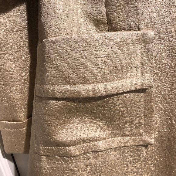 Retro 2010 BEBE Double Breasted Gold OverCoat - Picture 8 of 8